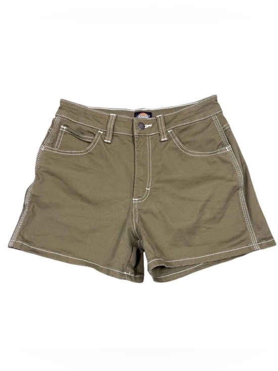 Dickies Pants - Dickies Carpenter Shorts Womens 25‎ Army Green Contrast Stitch Workwear